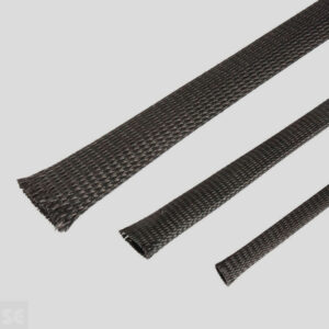 Fibra de Carbono Tubular (Sleeve) 1" de 1m lineal.