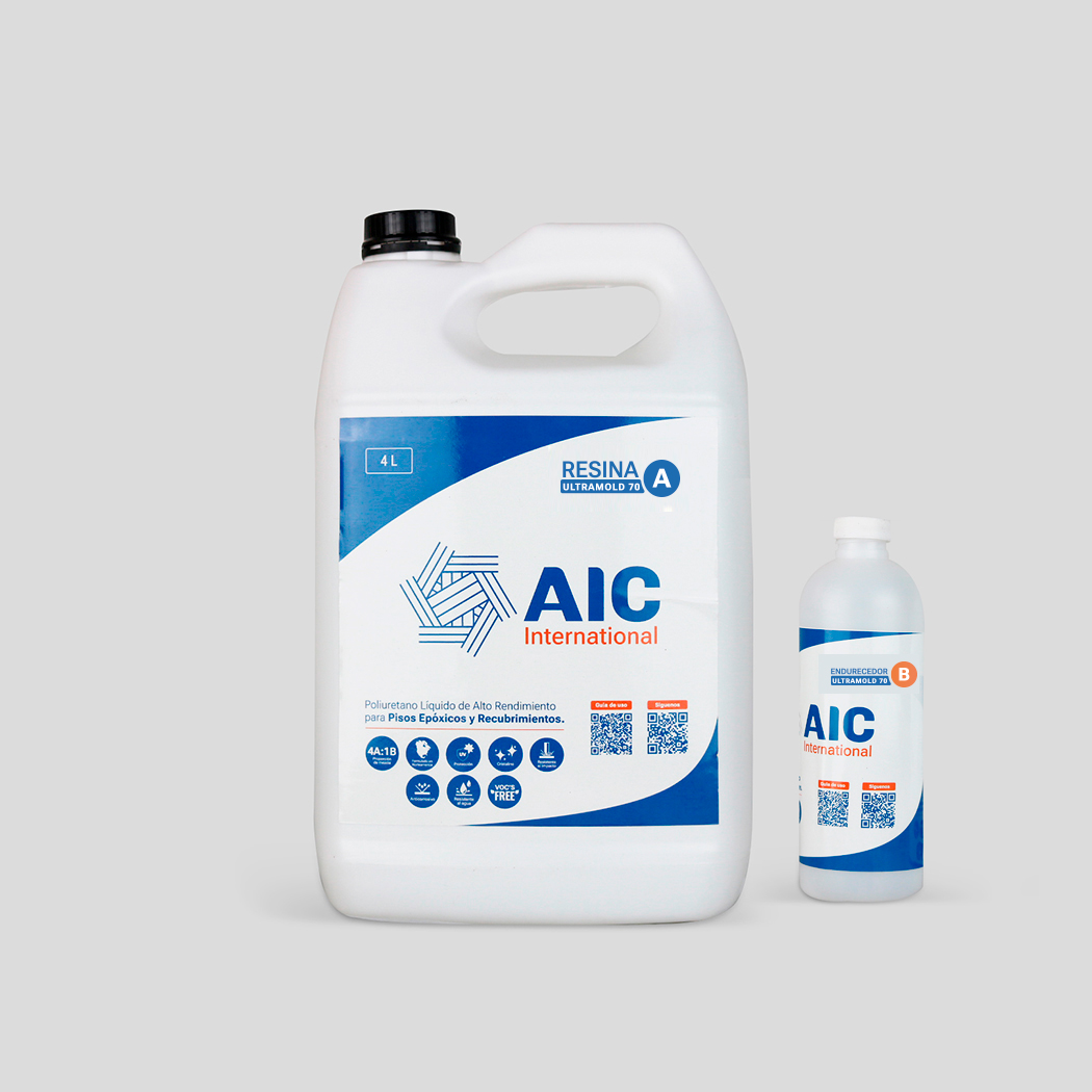 RESINA POLIURETANO AIC ULTRAMOLD70 4L.