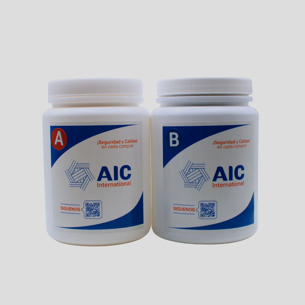 Adhesivo Epóxico AIC 1:1 4kg – Alta Resistencia