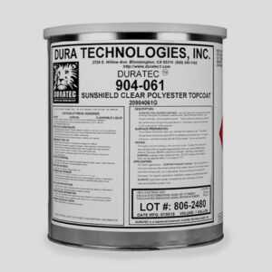 Duratec® 904-061 Clear Sunshield Topcoat (UV Resistant) 4KG
