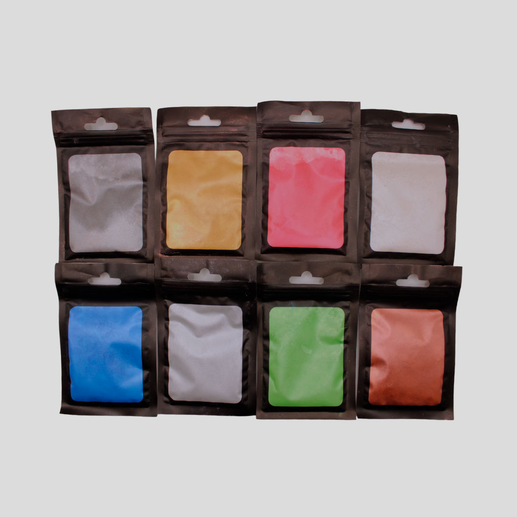 Kit Pigmentos Metálicos Tipo Mica 10G